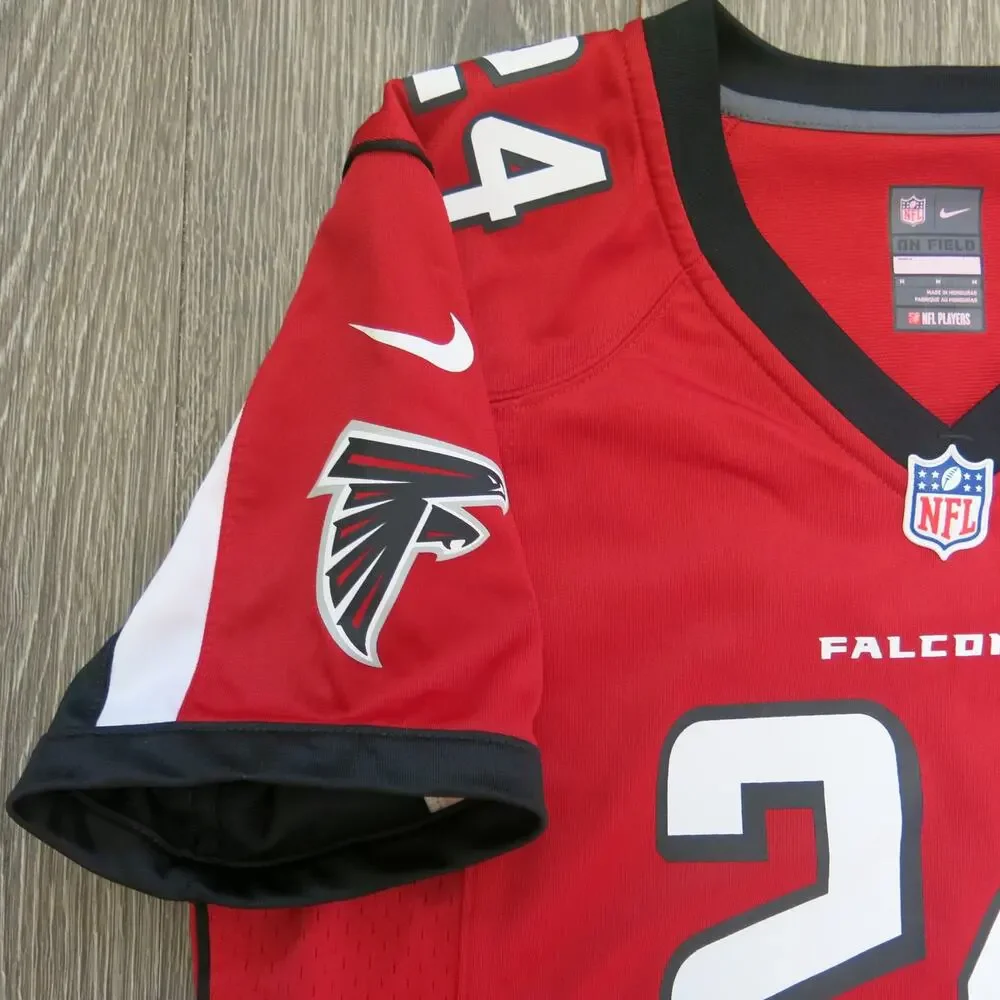 NFL NIKE Atlanta Falcons 24 Devonta Freeman Jersey Size M On Field Red Football